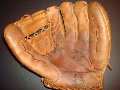 Willie Mays MacGregor G101 Personal Model Front