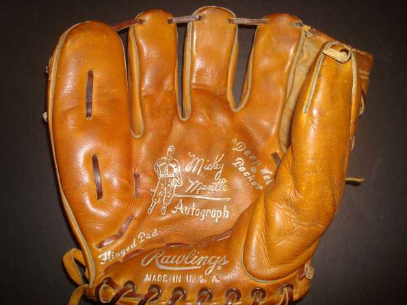 Mickey Mantle Rawlings MM3 Front