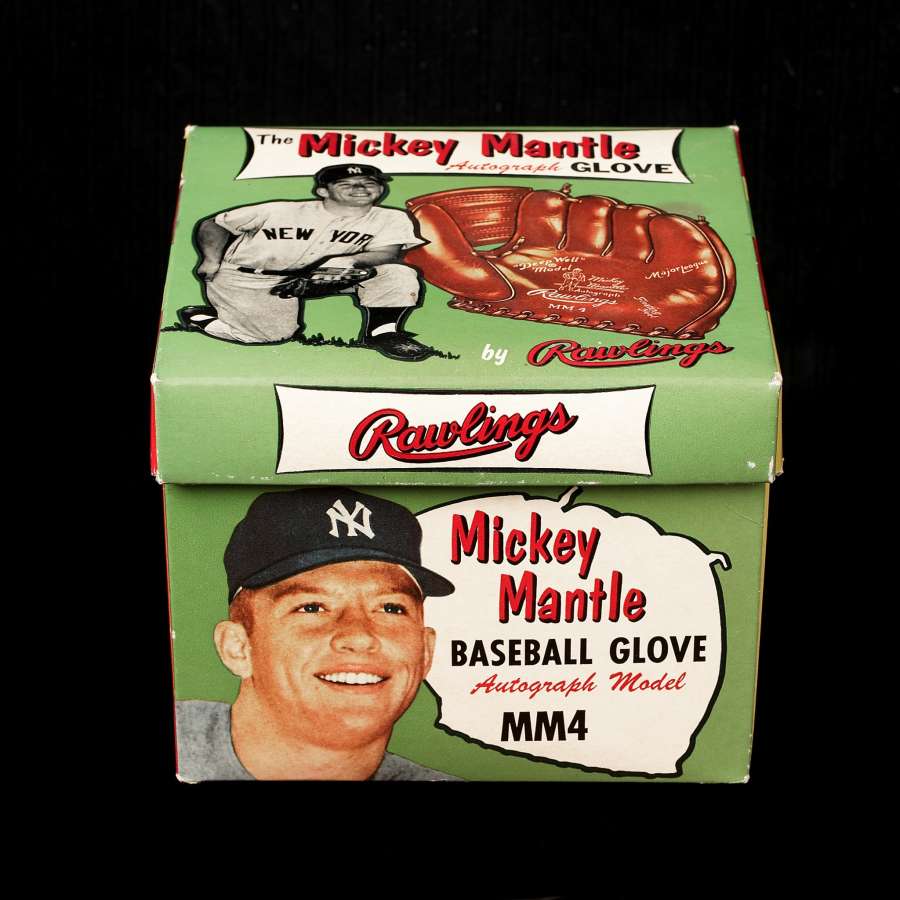 Mickey Mantle Rawlings MM4 Box Mickey Mantle Gloves Baseball Glove