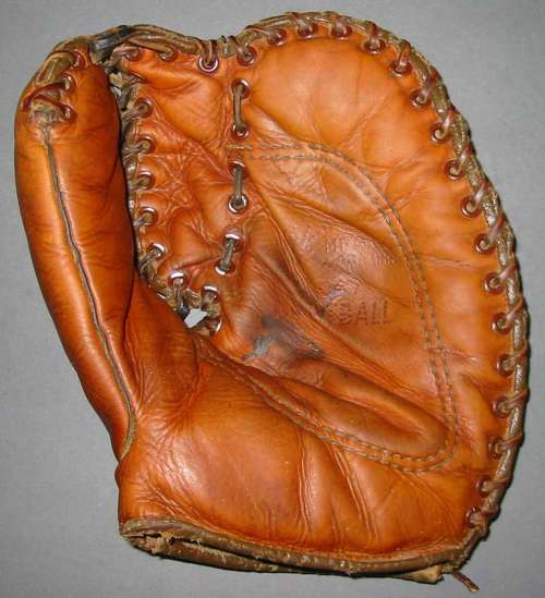 OK Softball Mitt Front