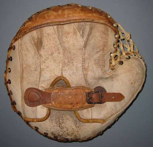 White Decker Patent Catchers Mitt Back