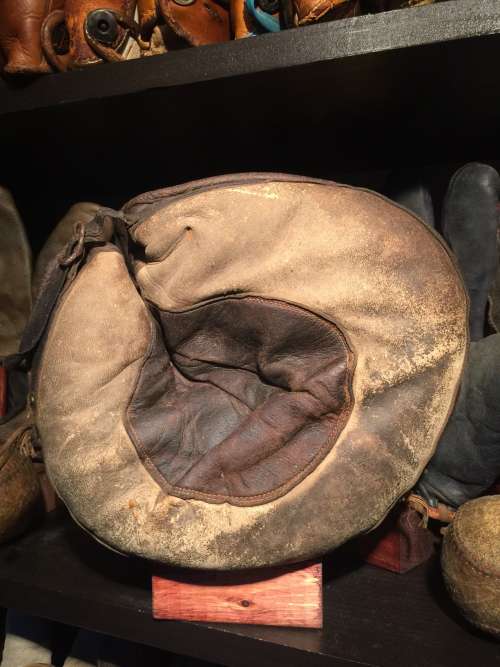 Patched Pocket Lace Back Catchers Mitt Front