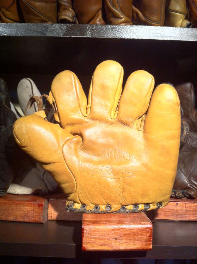 Pennant Semi Pro Front Pennant Baseball Glove Collector Gallery