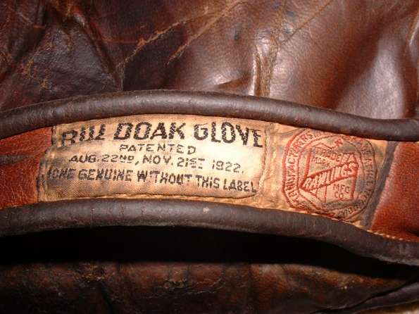 Rawlings Tag with Doak 1920 to 1933