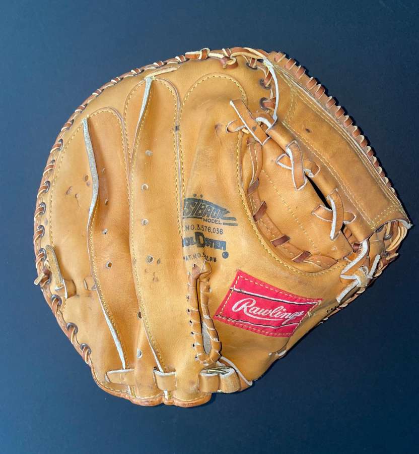 Johnny Bench Rawlings K3 Target Mitt Back Catchers Mitts Rawlings