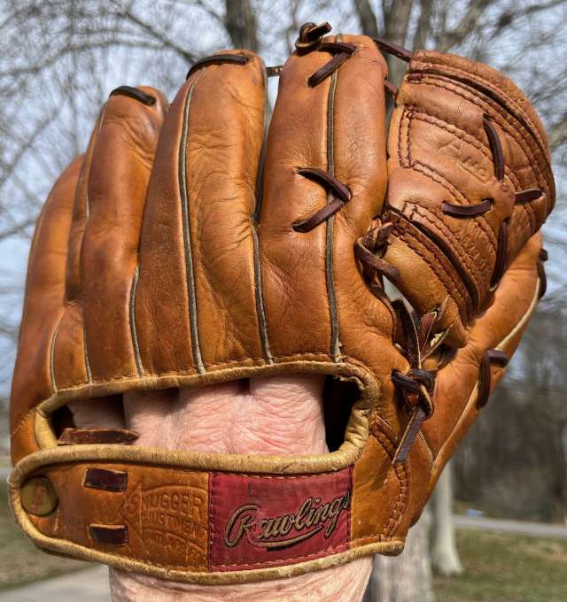 Duke Snider Rawlings DS Back