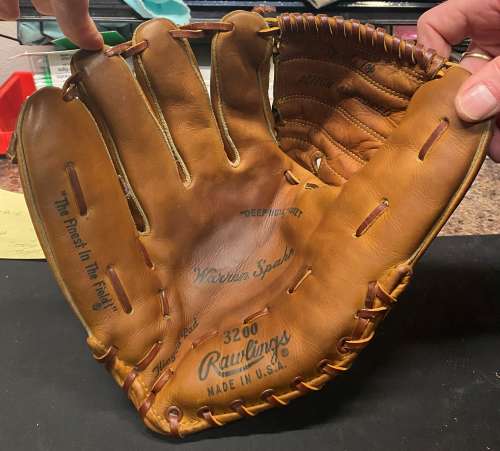 Warren Spahn Rawlings 3200 Front