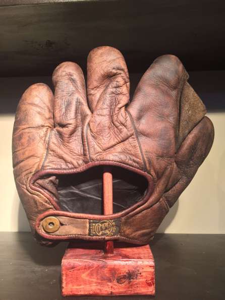 A J Reach Full Web Brown Back Reach Baseball Glove Collector 