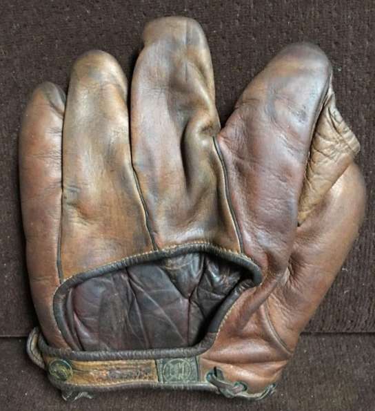 A J Reach Full Web Brown Back Reach Baseball Glove Collector 