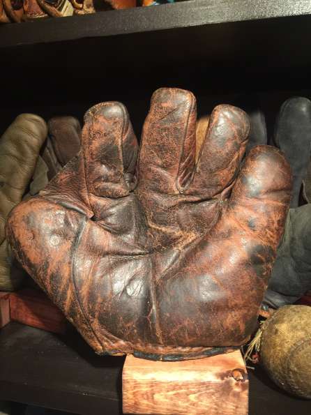 A J Reach Full Web Brown Front Reach Baseball Glove Collector 