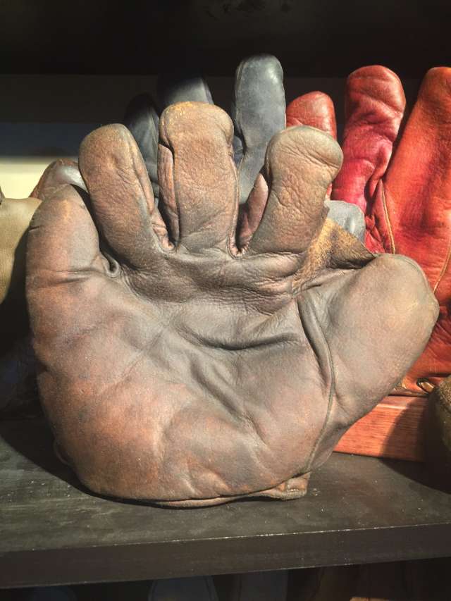 A.J. Reach Full Web Lefty Brown Front