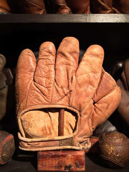 A J Reach Full Web Orange Back Reach Baseball Glove Collector 