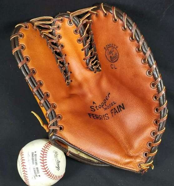 Ferris Fain CL Front Base Mitts Baseball Glove Collector Gallery