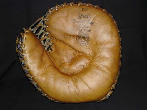 Spalding DX Double Play Basemitt Front