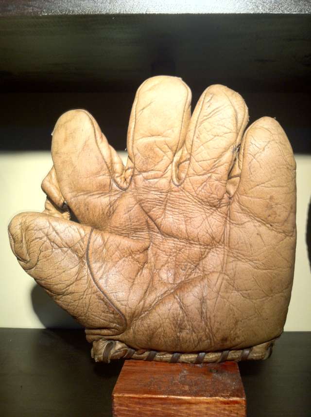 Spalding 1 Inch Web Light Brown Front