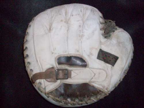Thomas E. Wilson White Catchers Mitt Back