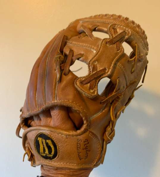 Gant De Baseball Wilson A2001 En Cuir - Modèle Pro RHT Triple Lock, Vintage USA 1960s